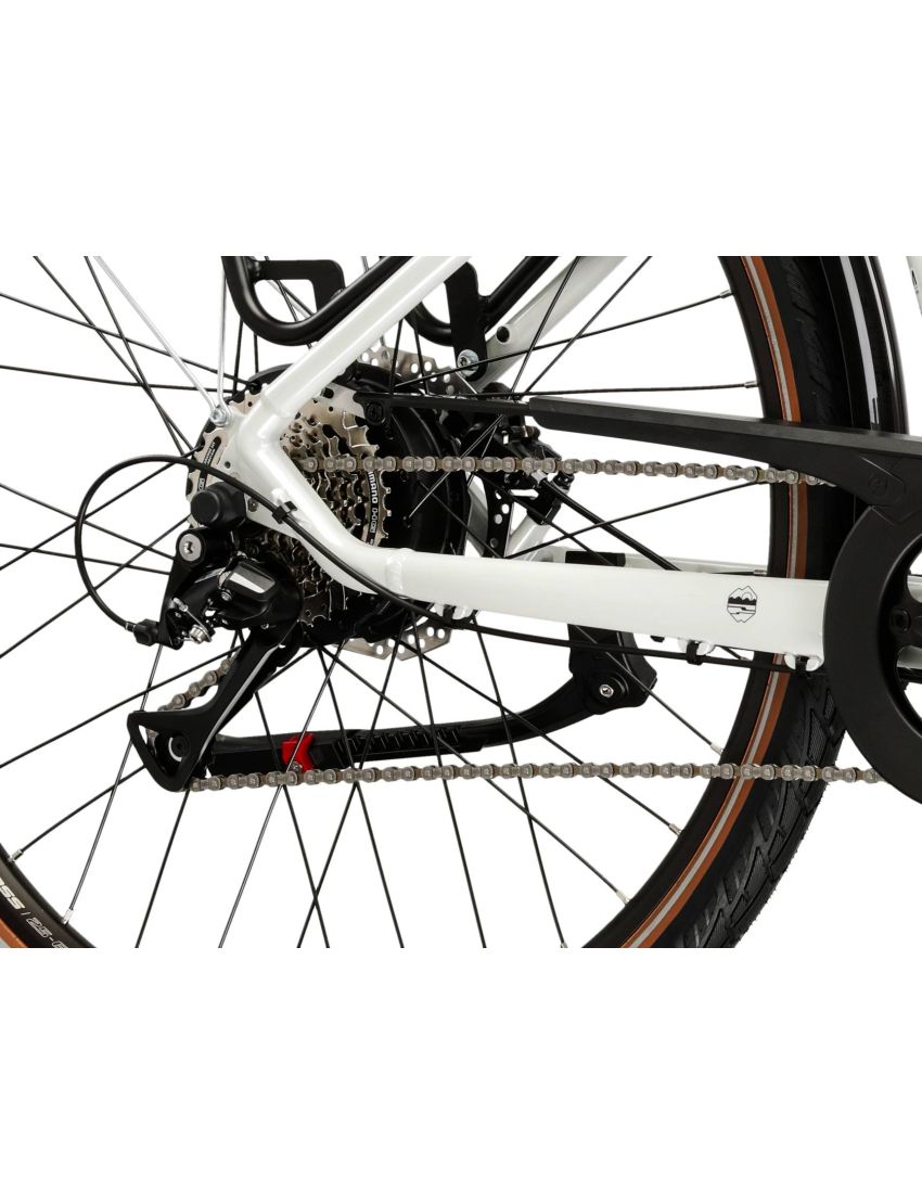 Rower KROSS Trans Hybrid 1.0 Perłowy