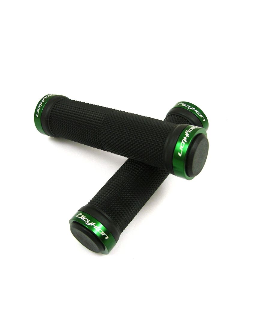 Chwyty Bicyklon lock-on ciemno-zielony 