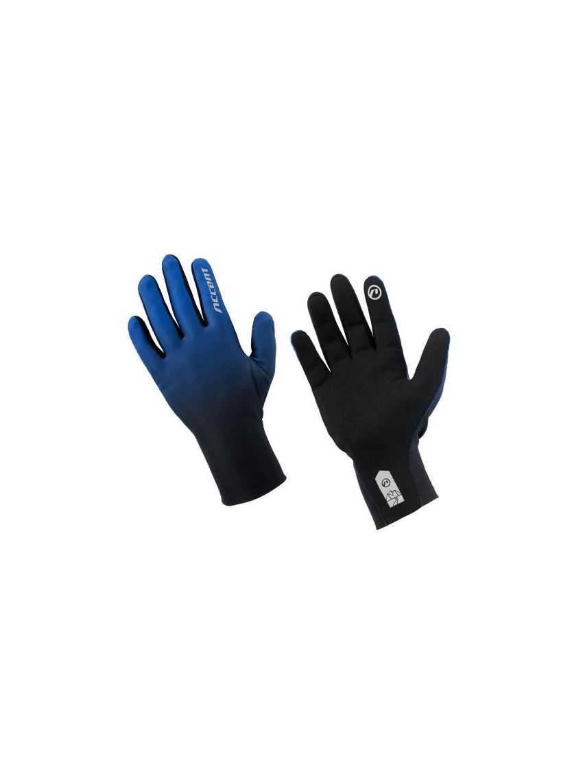 Accent Rękawiczki z długimi palcami Pure Long, niebiesko-czarne, L 