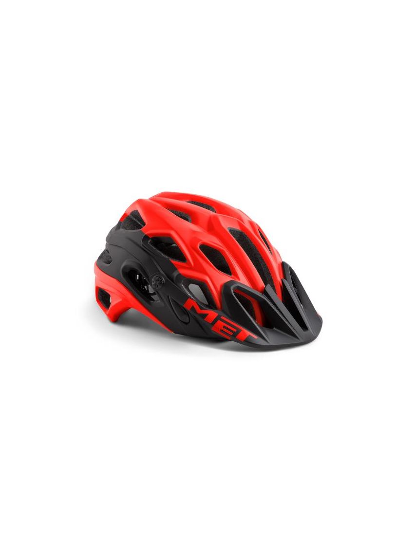 MET Kask LUPO M czerwono-czarny 