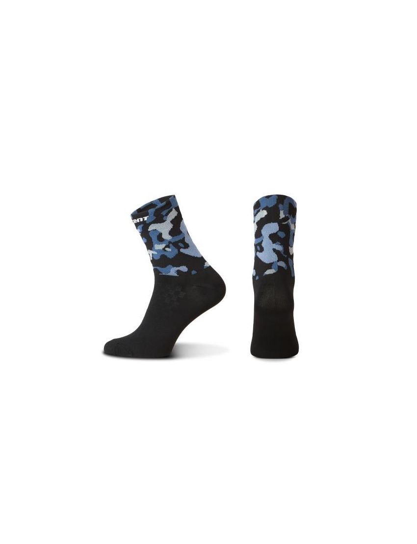 Accent Skarpetki kolarskie Furious, blue camo, rozmiar M (39-41)