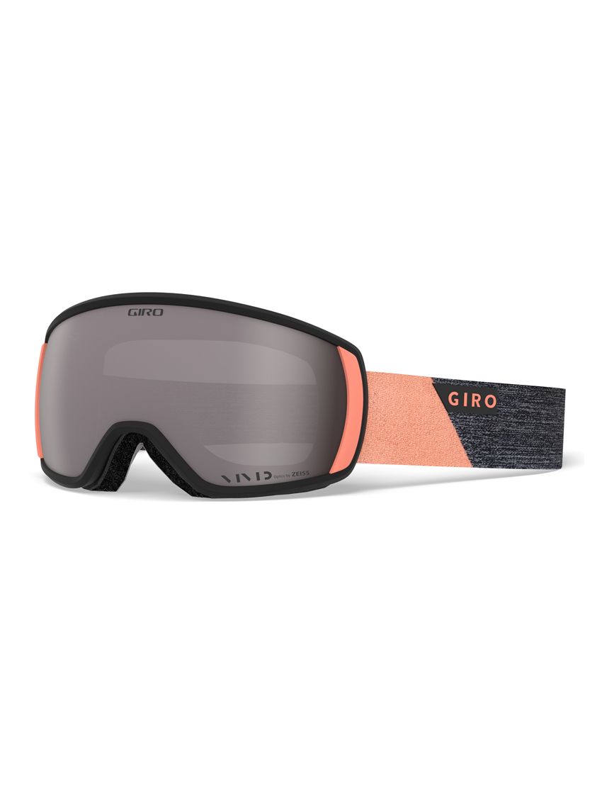 Gogle zimowe GIRO FACET GREY PEACH PEAK (szyba VIVID ONYX 14% S3) 