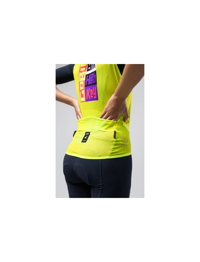 Kamizelka kolarska damska GOBIK Plus 2.0 Liquid Lime 