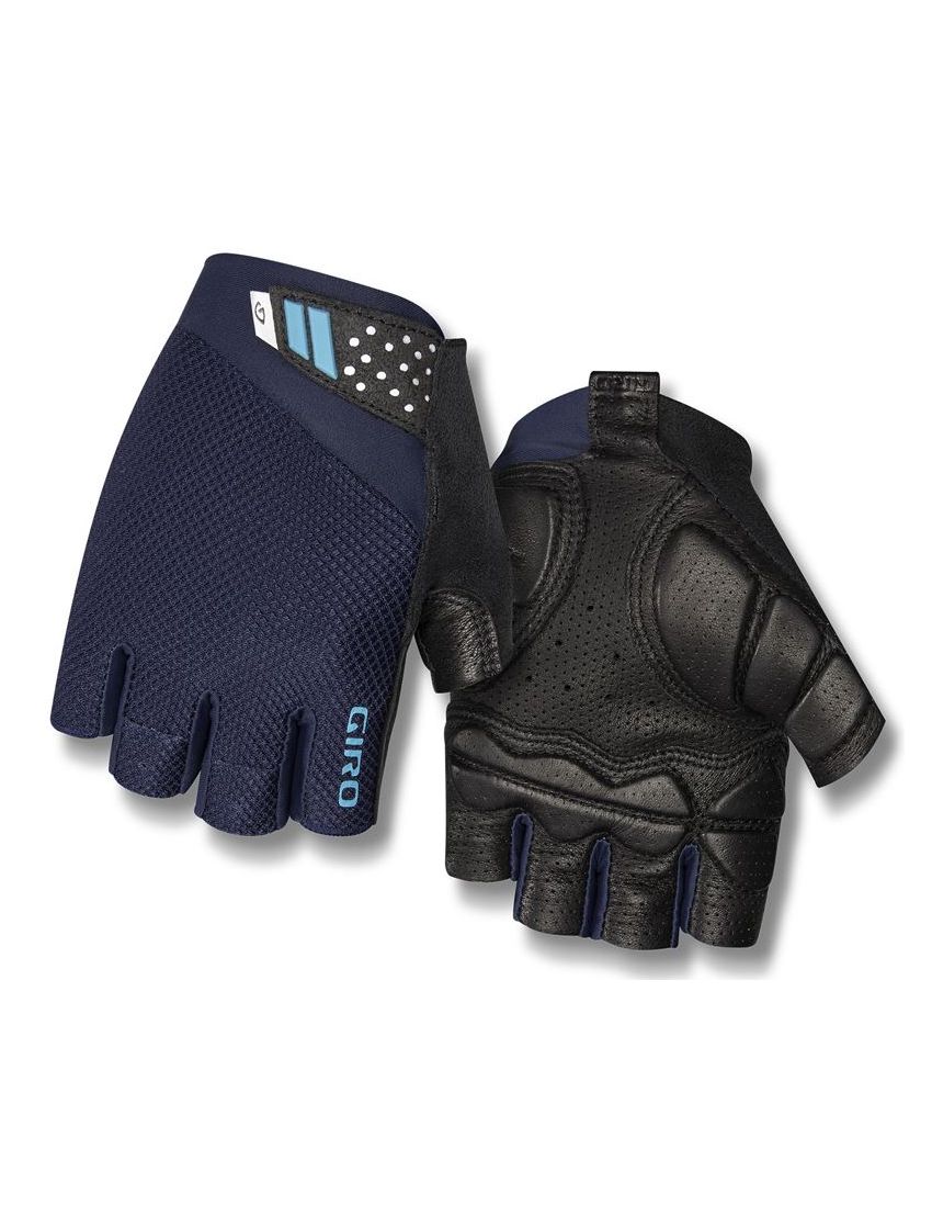Rękawiczki męskie GIRO MONACO II GEL krótki palec midnight blue iceberg roz. S (obwód dłoni 178-203 mm / dł. dłoni 175-180 mm) (NEW) 