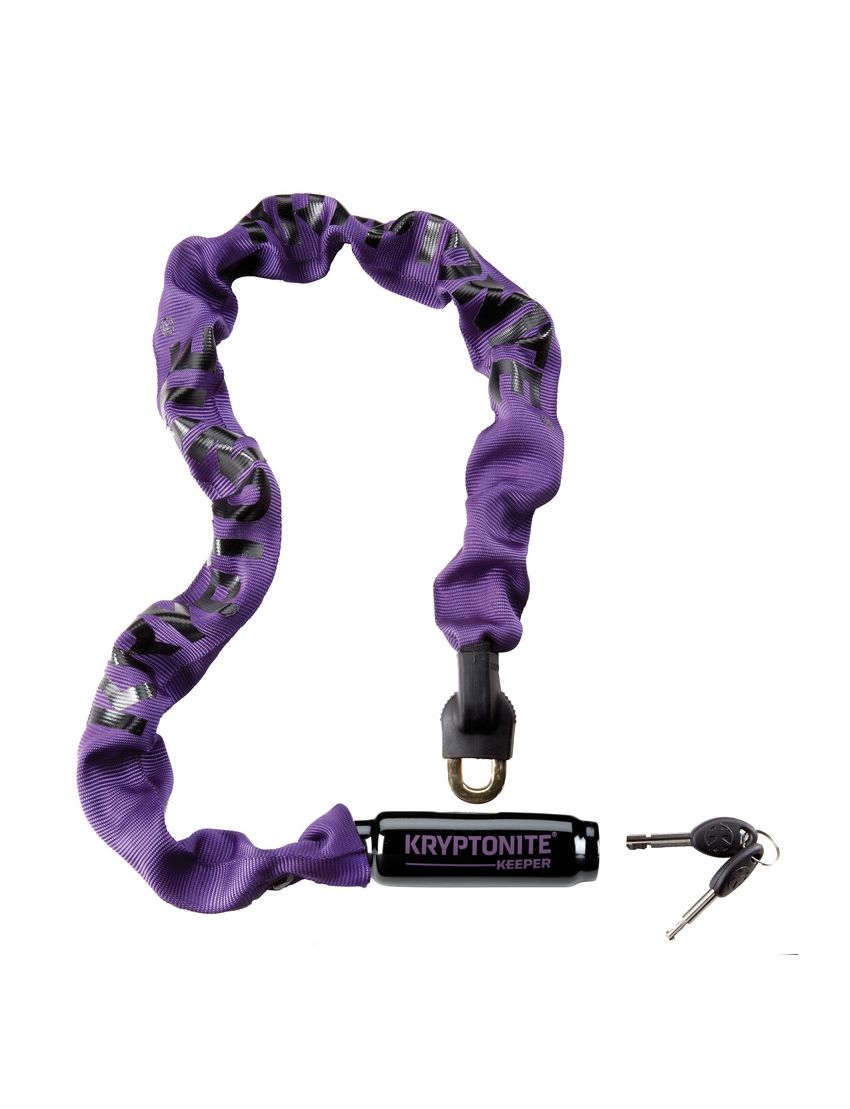 KRYPTONITE ZAPIĘCIE ŁAŃCUCHOWE KRYPTONITE KEEPER 785 INTEGRATED CHAIN PURPLE 0,7CM X 85CM 