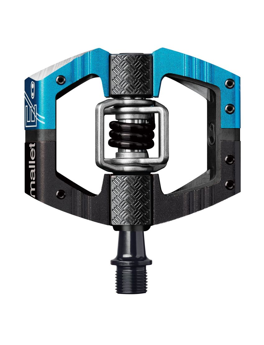 Pedały CRANK BROTHERS Mallet E LS czarny/niebieski
