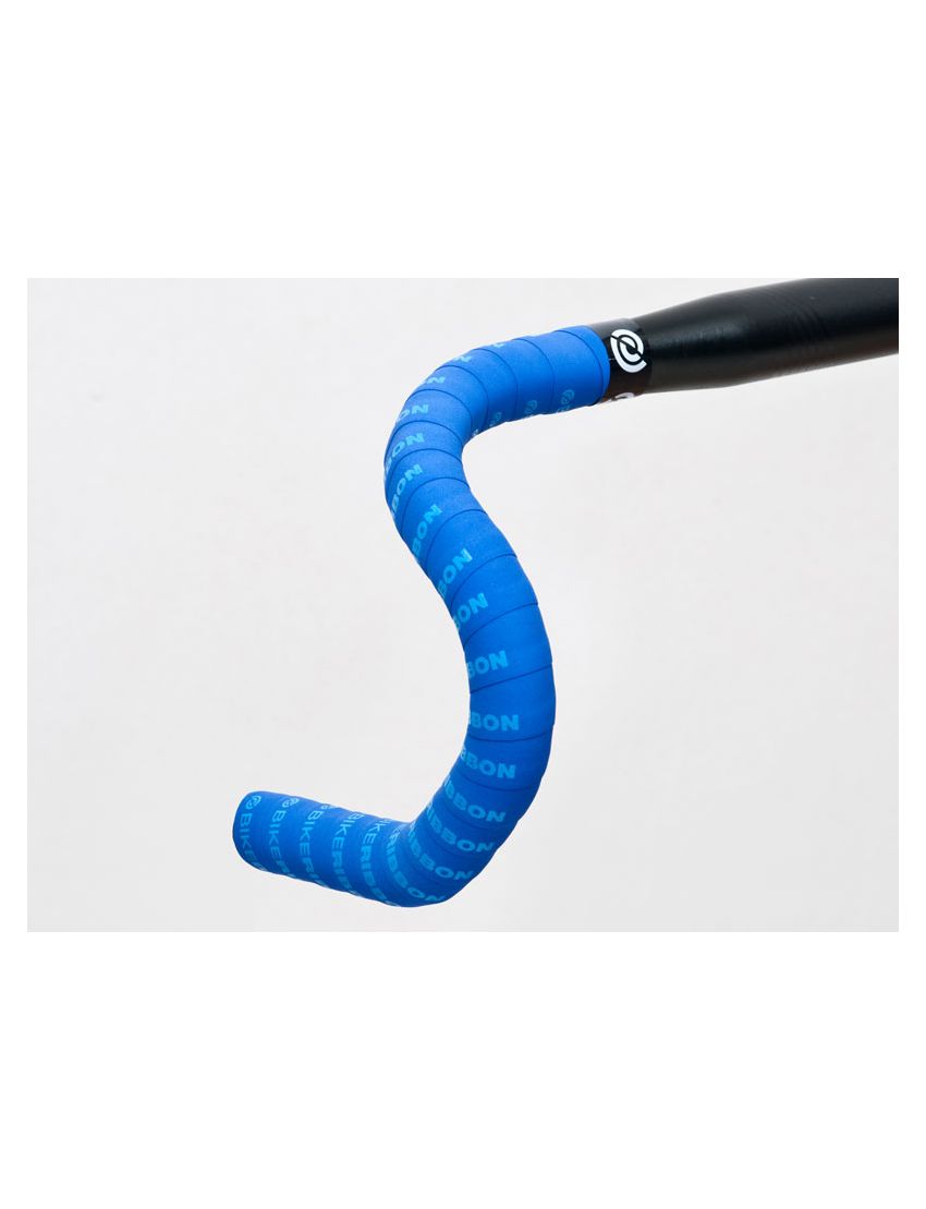 Owijka na kierownicę BIKE RIBBON SCRUB gr.2,5mm ekoskóra niebieska 