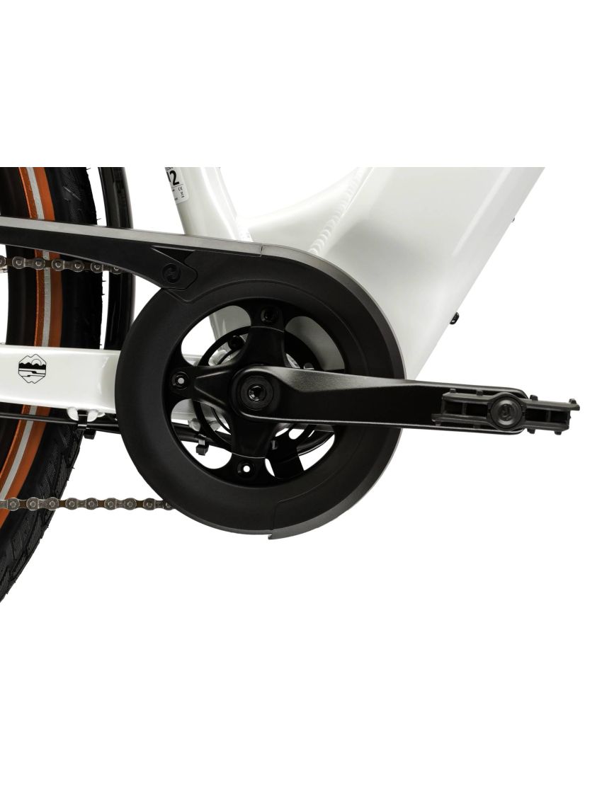 Rower KROSS Trans Hybrid 1.0 Perłowy