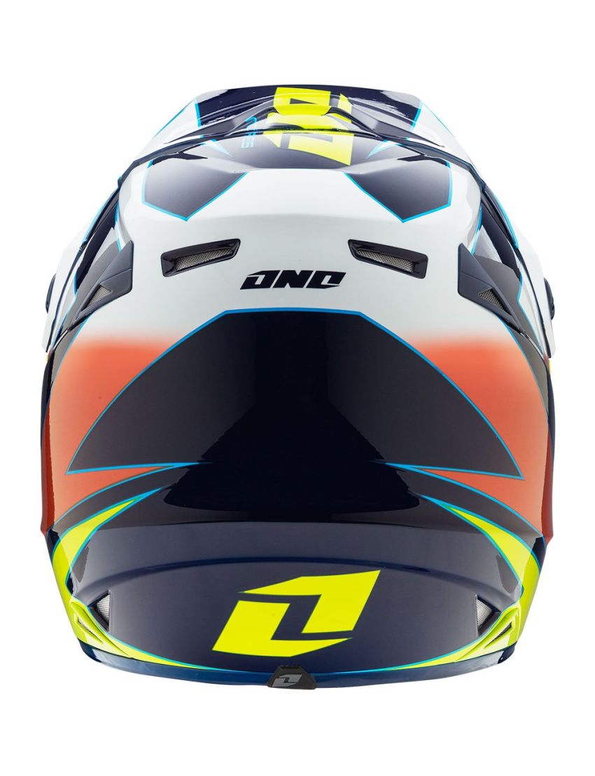 ONE INDUSTRIES ATOM XWING HELMET WHT/NAV/CHAR M 