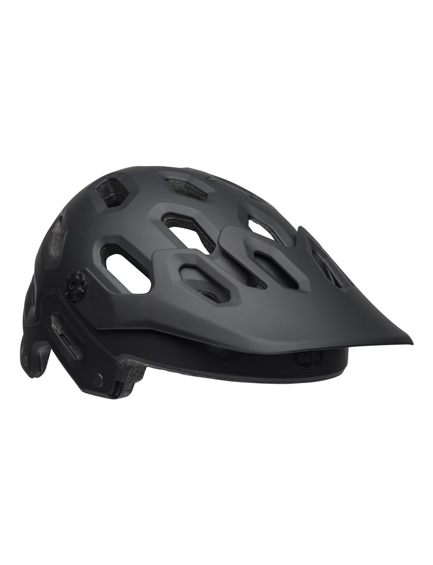 BELL SUPER 3 matte gloss black gray kask-M