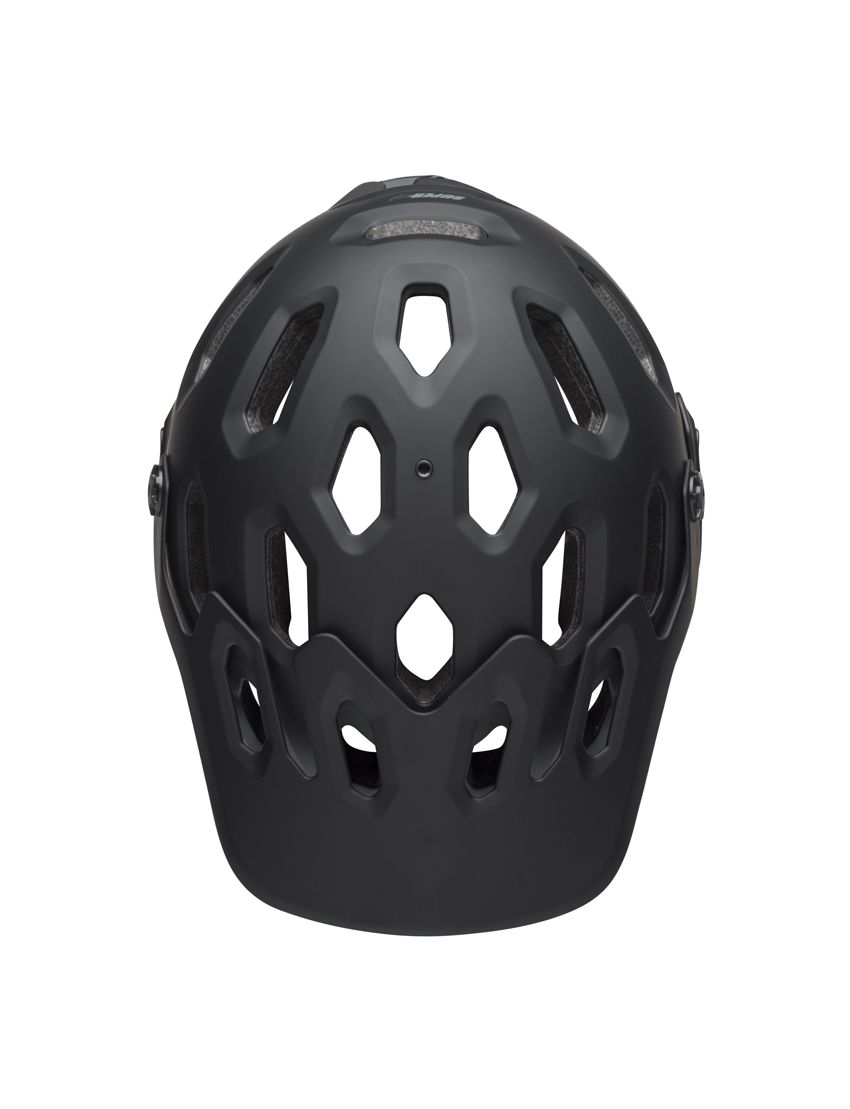 BELL SUPER 3 matte gloss black gray kask-L