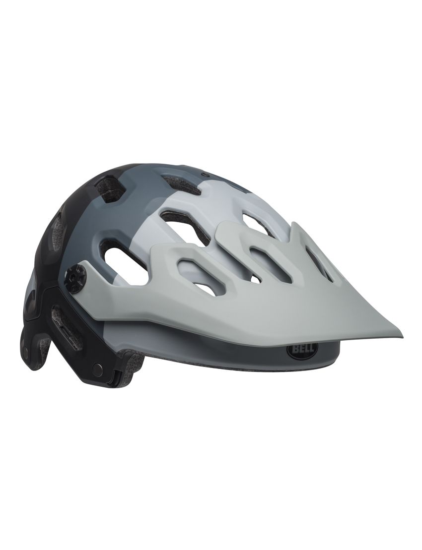 BELL SUPER 3 downdraft matte gray gunmetal kask-L