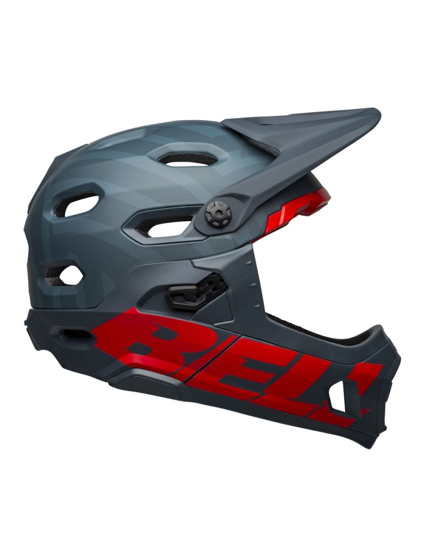 Kask BELL Super DH Spherical Blue/Crimson