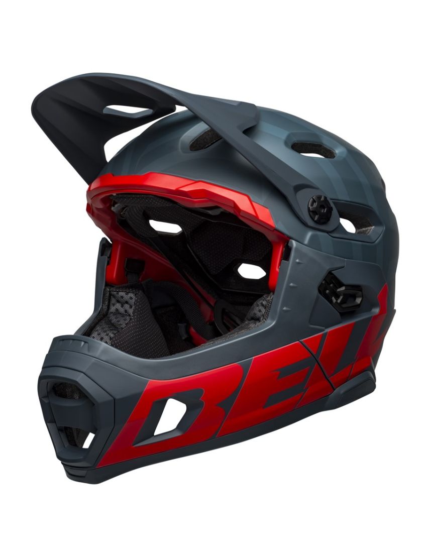 Kask BELL Super DH Spherical Blue/Crimson