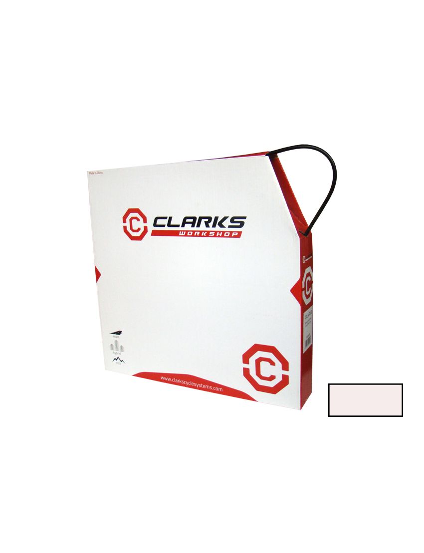 CLARK's SP4 pancerz przerzutki z teflonem 4mm biały