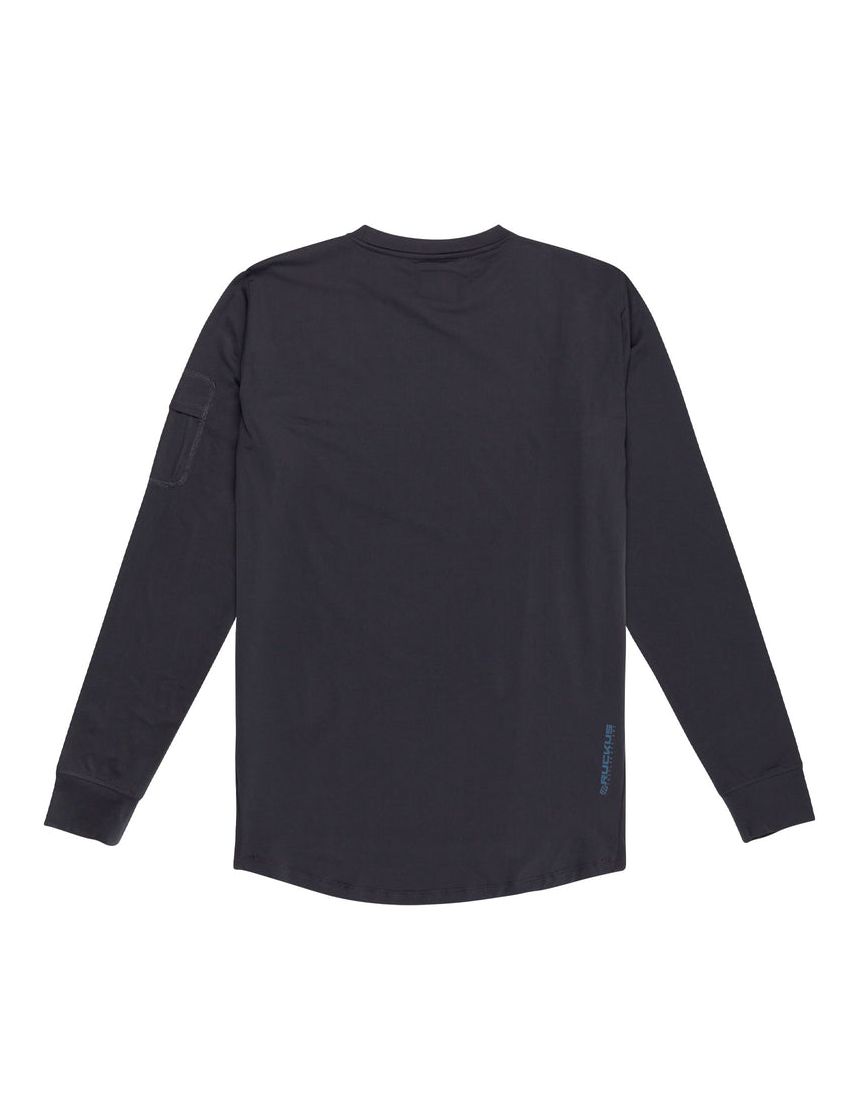 Koszulka TLD Ruckus LS Ride Tee Burn Out Carbon