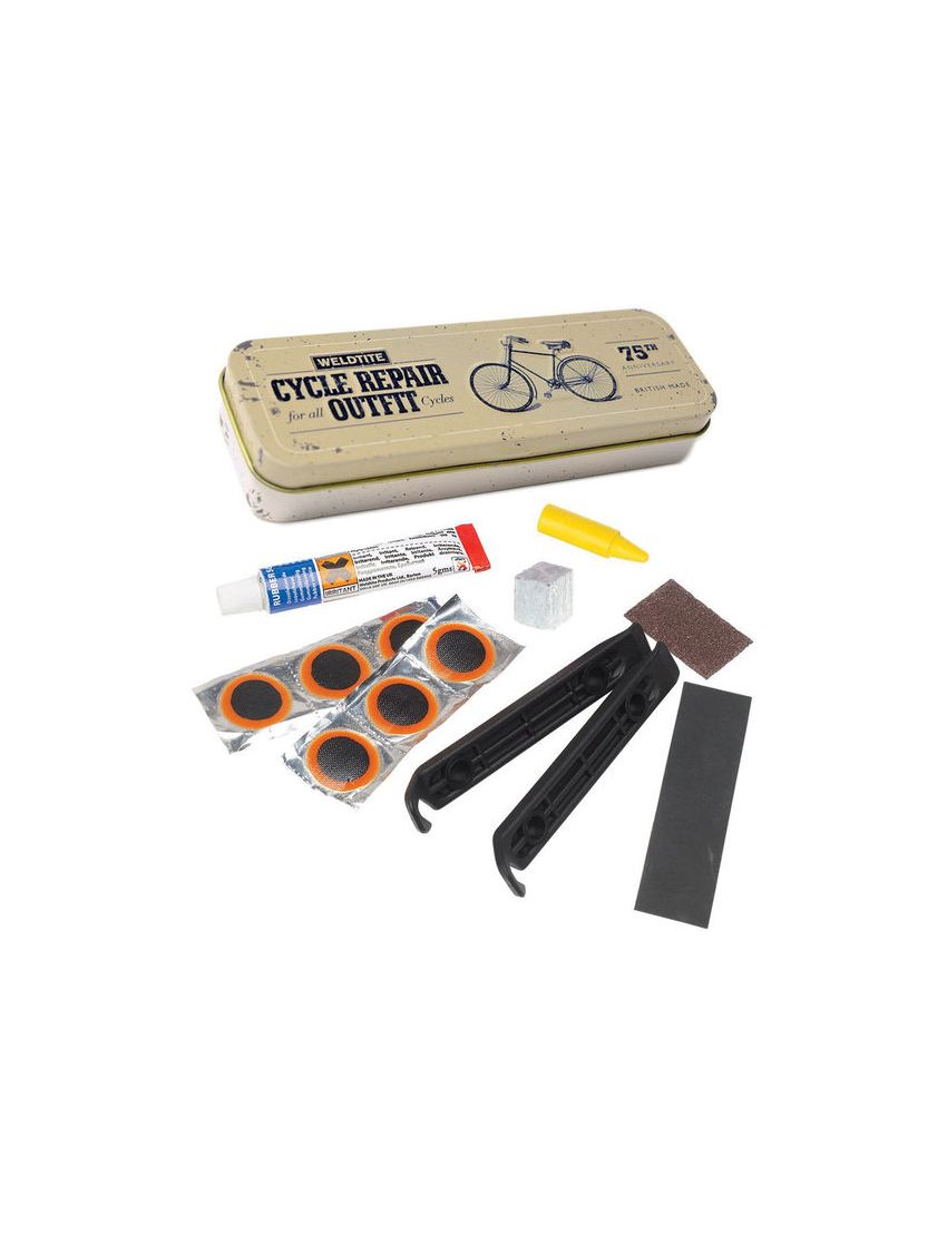 Łatki do opon zestaw WELDTITE VINTAGE CYCLE REPAIR OUTFIT TIN 