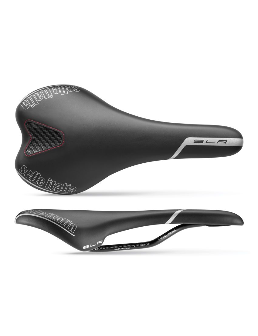 Siodło SELLE ITALIA SLR TM S (id match - S1) manganese tube 7, duro-tek, czarne (NEW) 
