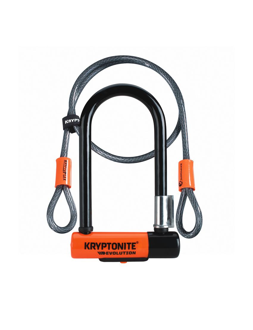 KRYPTONITE ZAPIĘCIE U-LOCK KRYPTONITE EVOLUTION MINI-7 (LINKA W ZESTAWIE) 8,3CM X 17,8CM