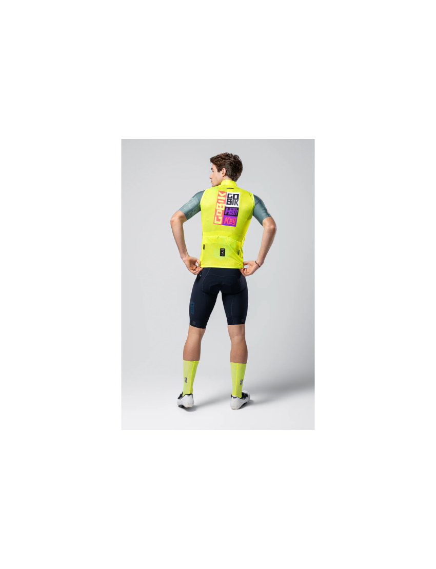 Kamizelka kolarska męska GOBIK Plus 2.0 Liquid Lime