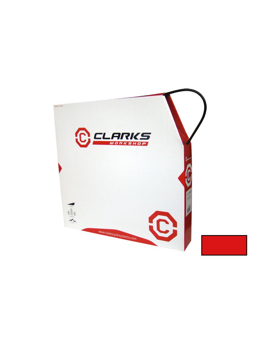 CLARK's SP4 pancerz przerzutki z teflonem 4mm czerwony