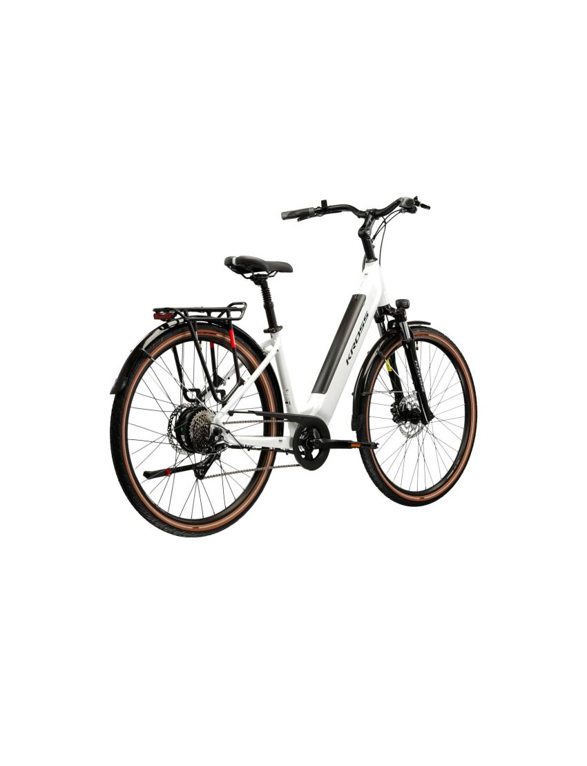 Rower KROSS Trans Hybrid 1.0 Perłowy