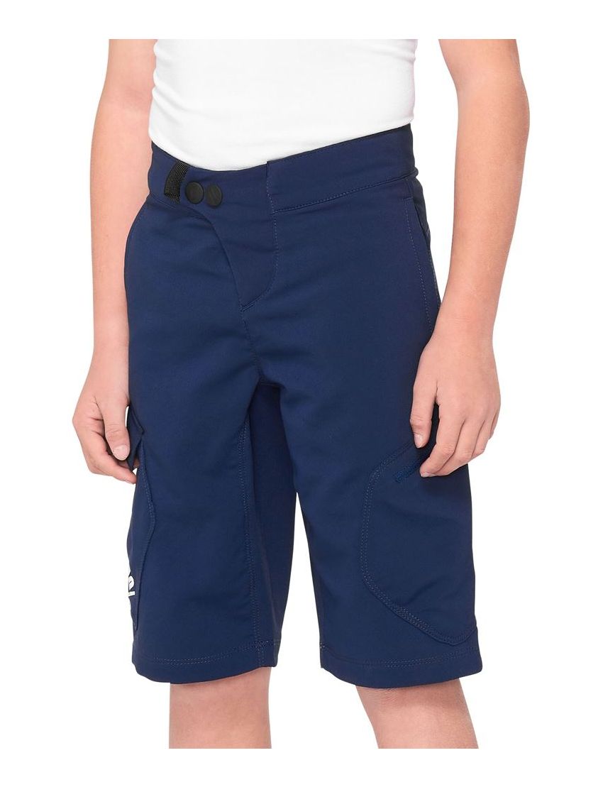Spodenki 100% Junior Ridecamp 26 Navy
