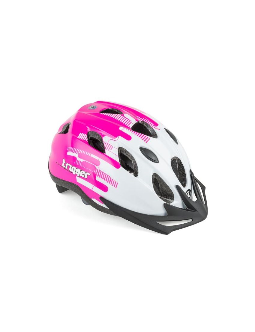 Kask AUTHOR TRIGGER biało-różowy 52-56  [c]