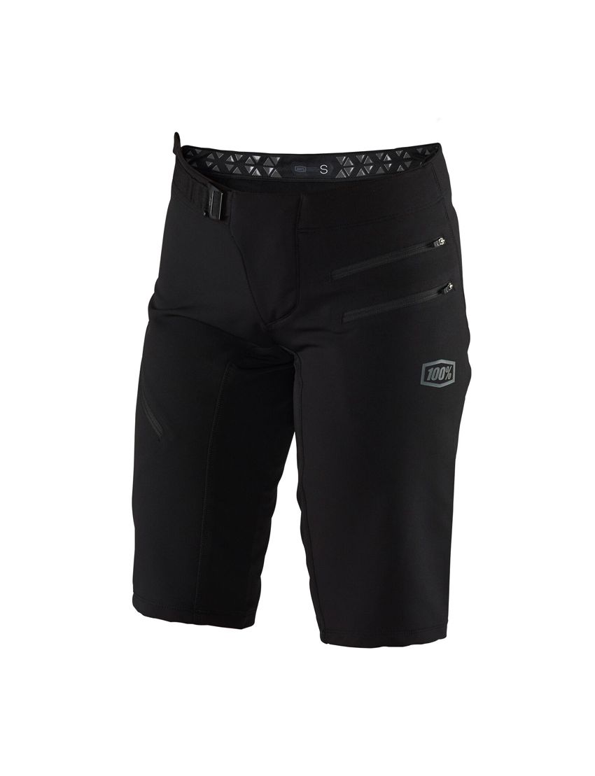 Spodenki 100% Women Airmatic czarny