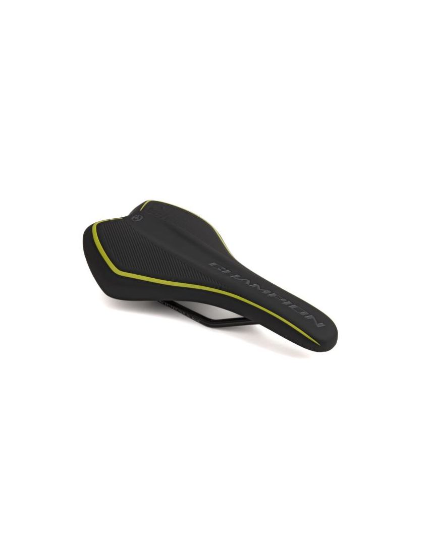  Siodełko AUTHOR CHAMPION X8 czarno-żółte(fluo) 