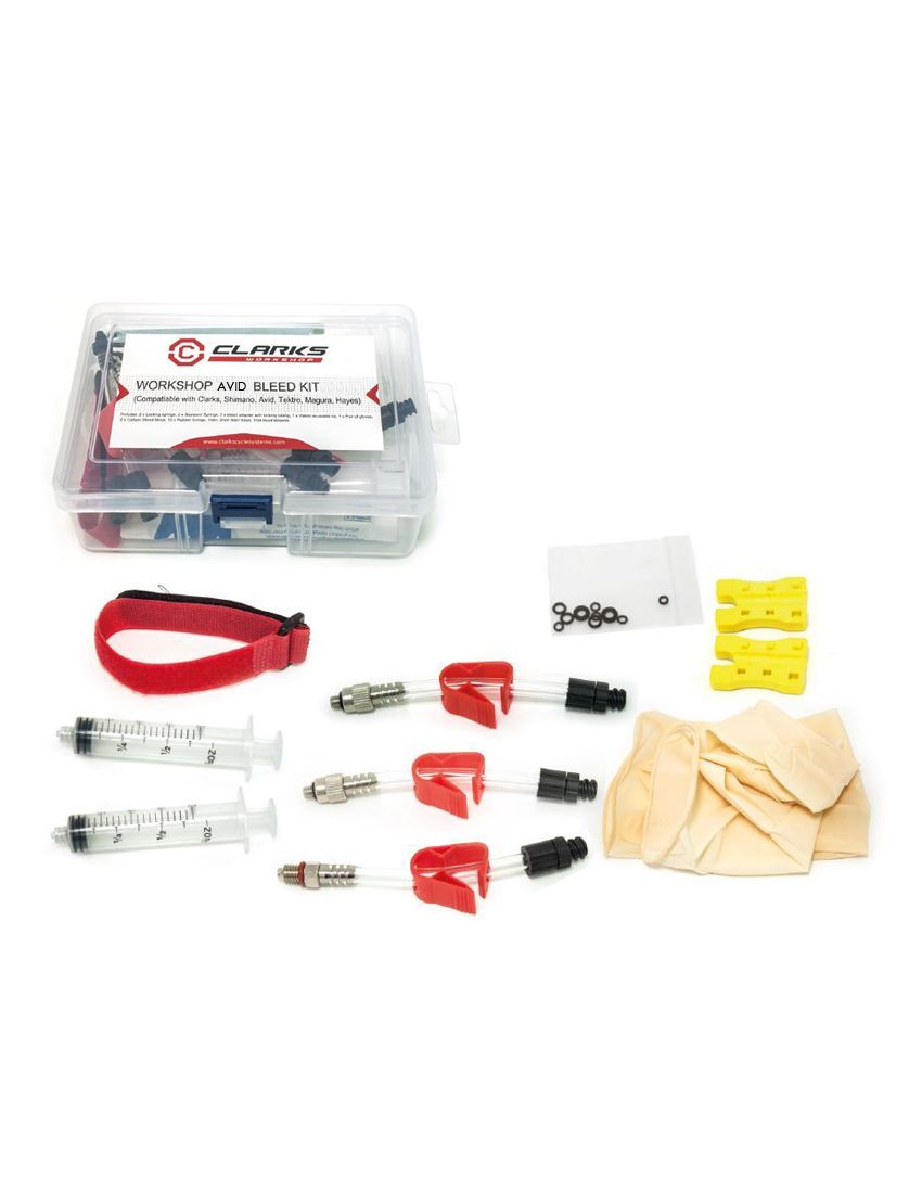 Zestaw do odpowietrzania hamulców hydraulicznych CLARK'S dla AVID 