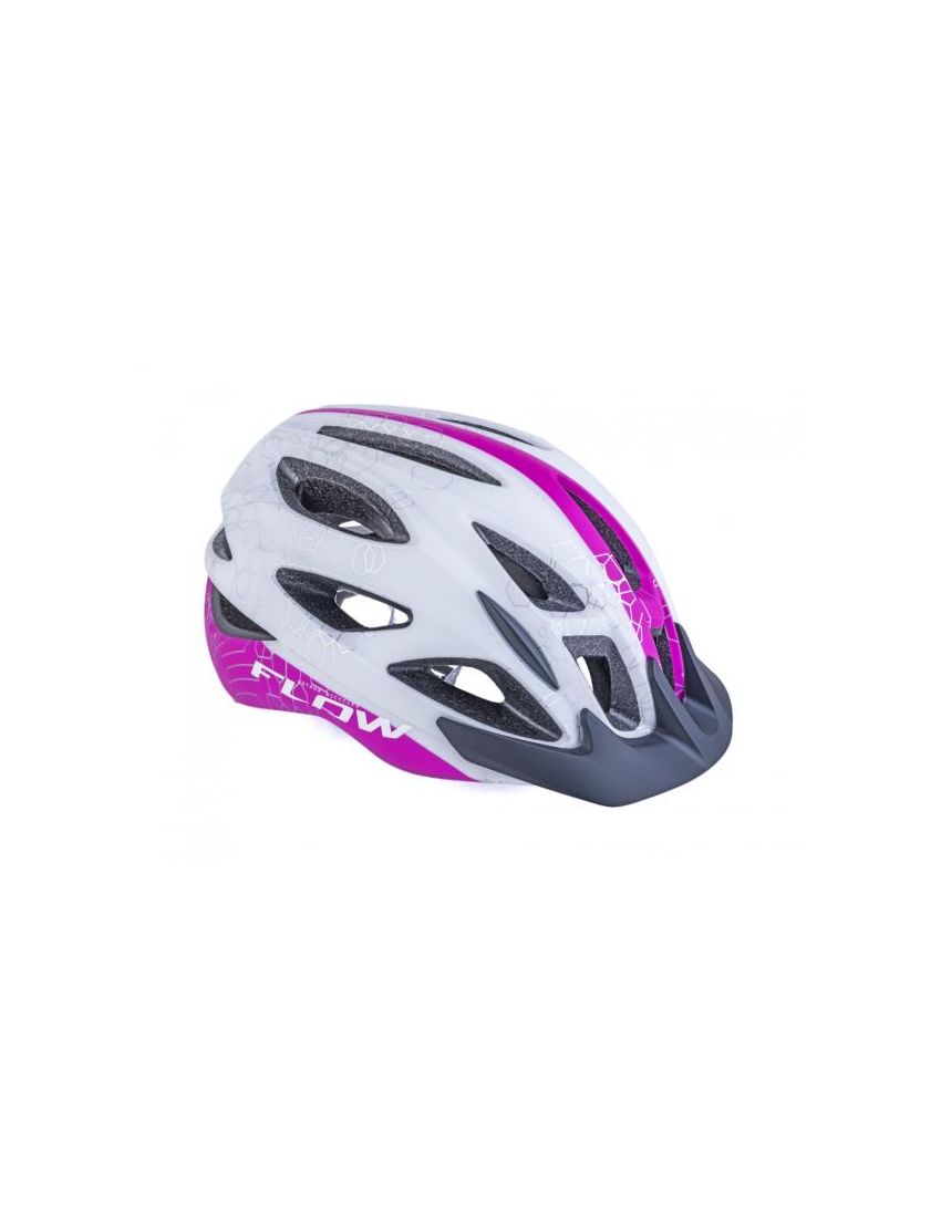 Kask AUTHOR FLOW X9 biało-różowy(fluo) 58-61 