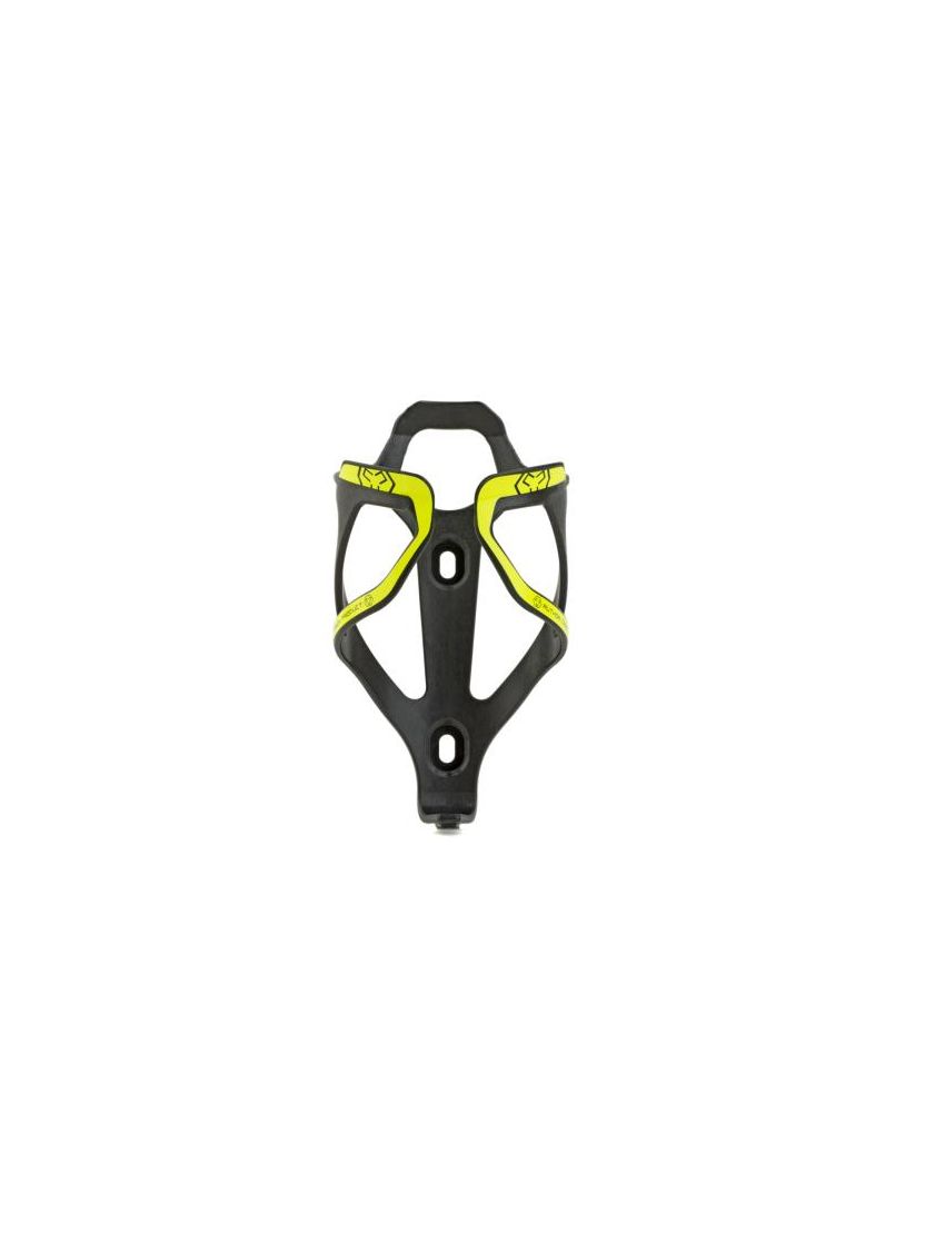 Koszyk na bidon AUTHOR ACP-X26 karbonowy czarno-żółty(fluo) 