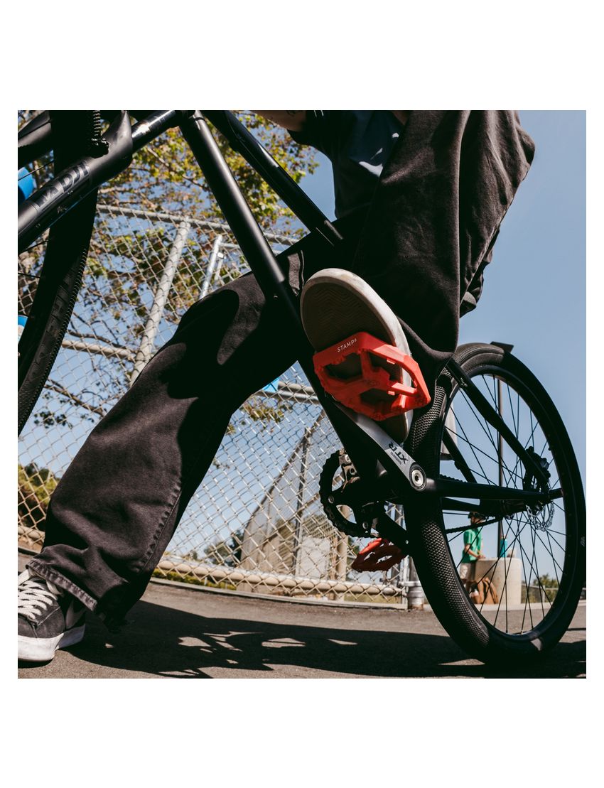 Pedały CRANK BROTHERS Stamp 0 Bright Red