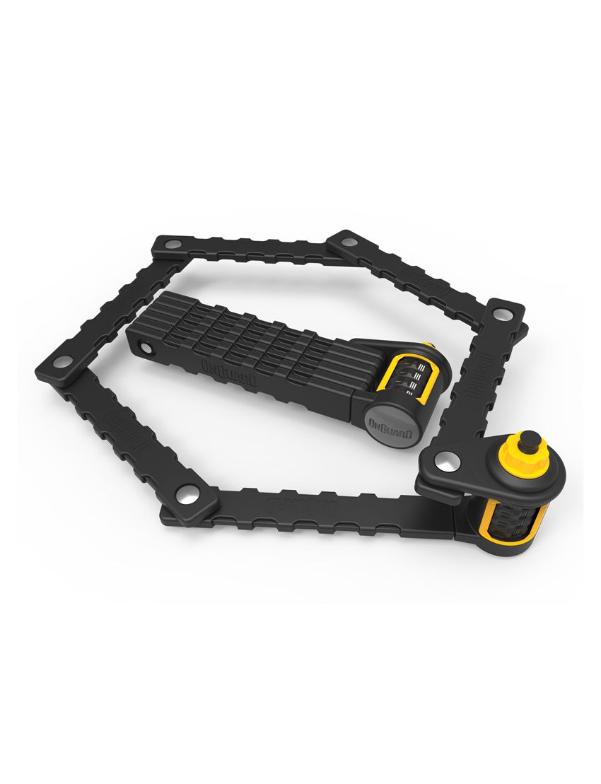 Zapięcie rowerowe ONGUARD Link Plate Lock K9 COMBO SKŁADANE 8116C  - 75cm - SZYFR (NEW) 