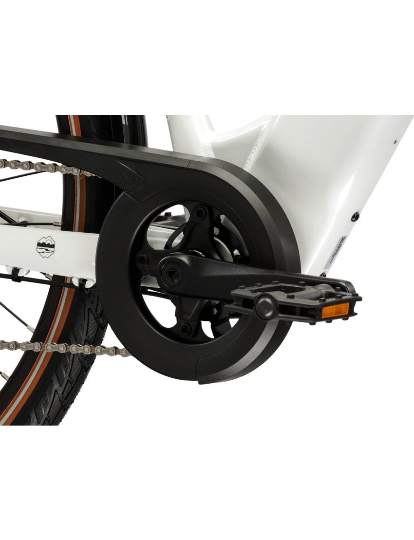 Rower KROSS Trans Hybrid 1.0 Perłowy