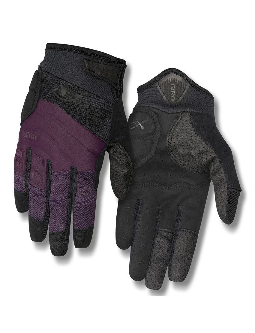 Rękawiczki damskie GIRO XENA długi palec dusty purple black roz. S (obwód dłoni 155-169 mm / dł. dłoni 160-169 mm) (DWZ) 