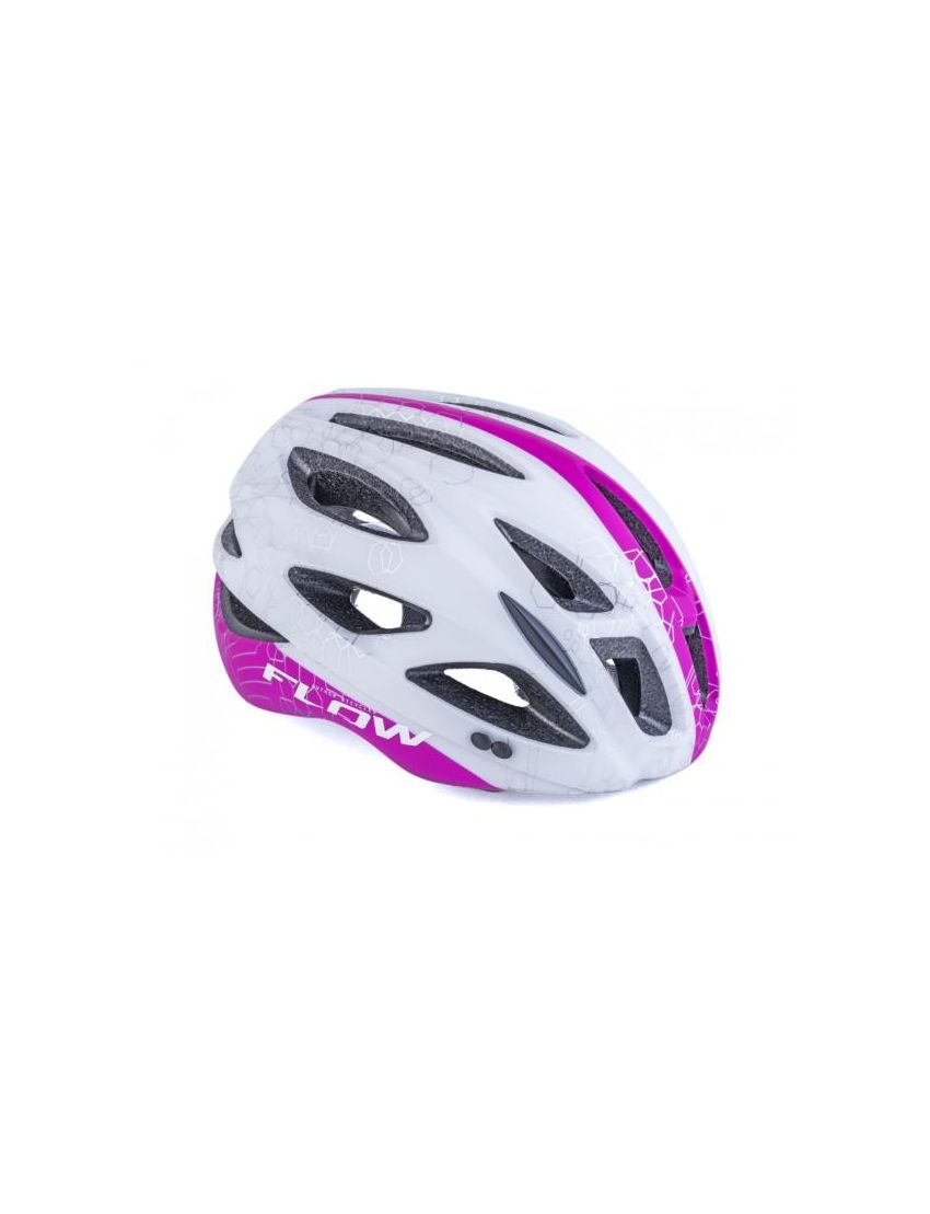 Kask AUTHOR FLOW X9 biało-różowy(fluo) 54-58 