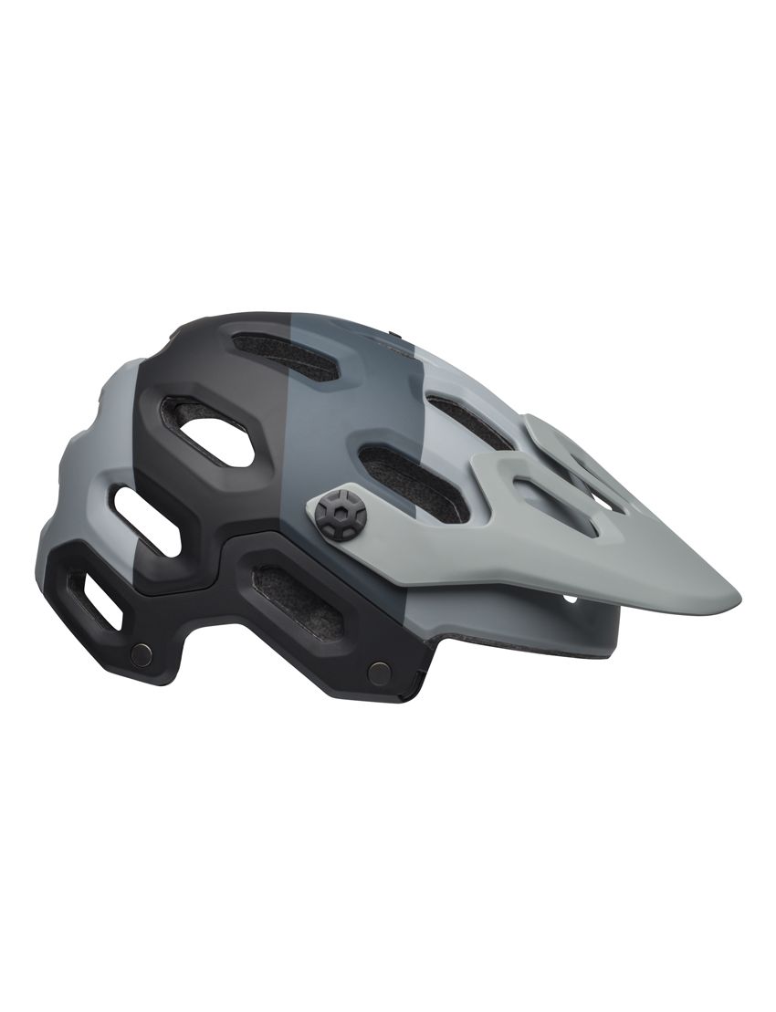 BELL SUPER 3 downdraft matte gray gunmetal kask-L