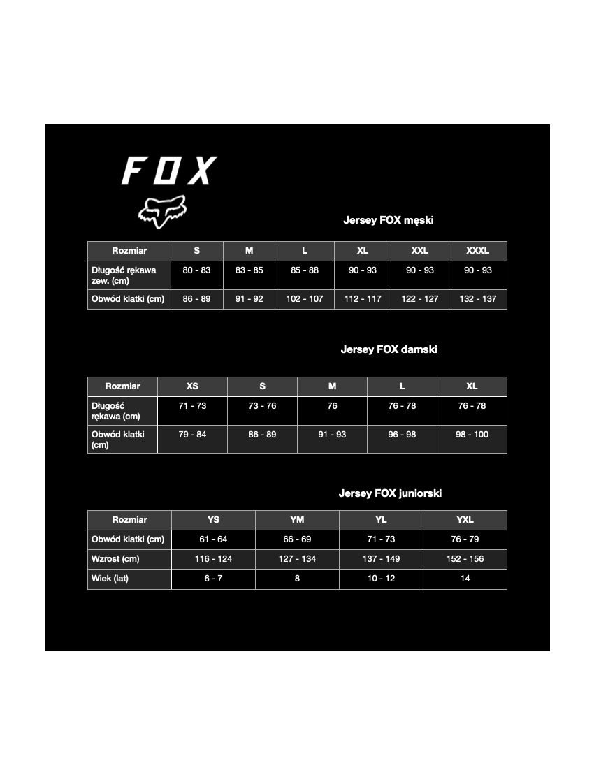 Jersey FOX Defend black