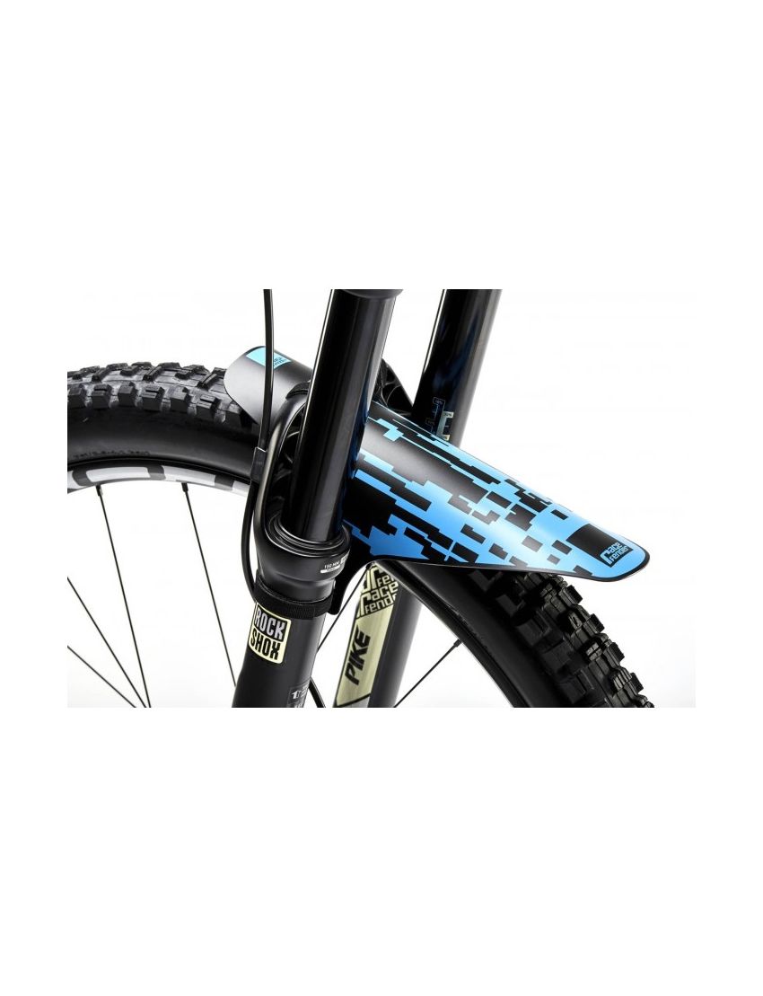 Błotnik przedni RACEFENDER Pixel niebieski + zip