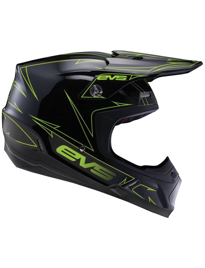 Kask EVS T5 Pinner XL czarny/żółty