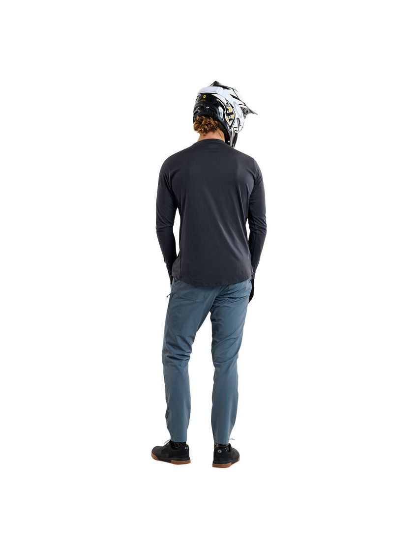 Koszulka TLD Ruckus LS Ride Tee Burn Out Carbon