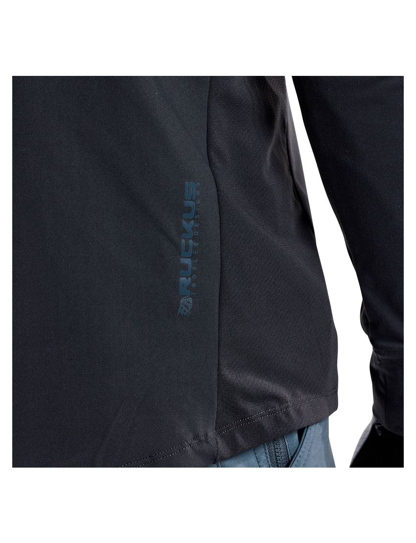 Koszulka TLD Ruckus LS Ride Tee Burn Out Carbon
