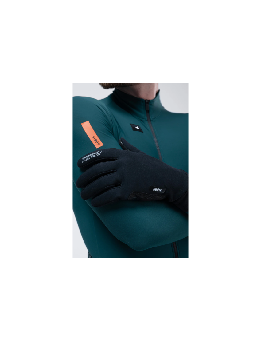 Rękawiczki kolarskie GOBIK Polartec® Bora 2.0 True Black
