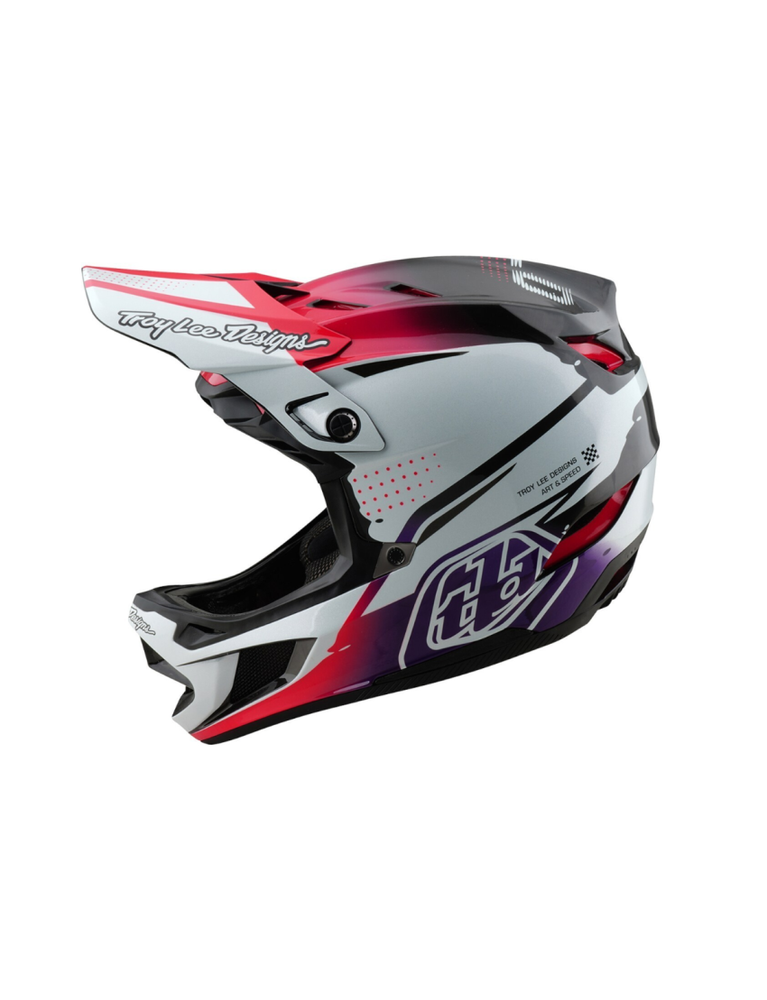 Kask Troy Lee Designs D4 Mips Drip White