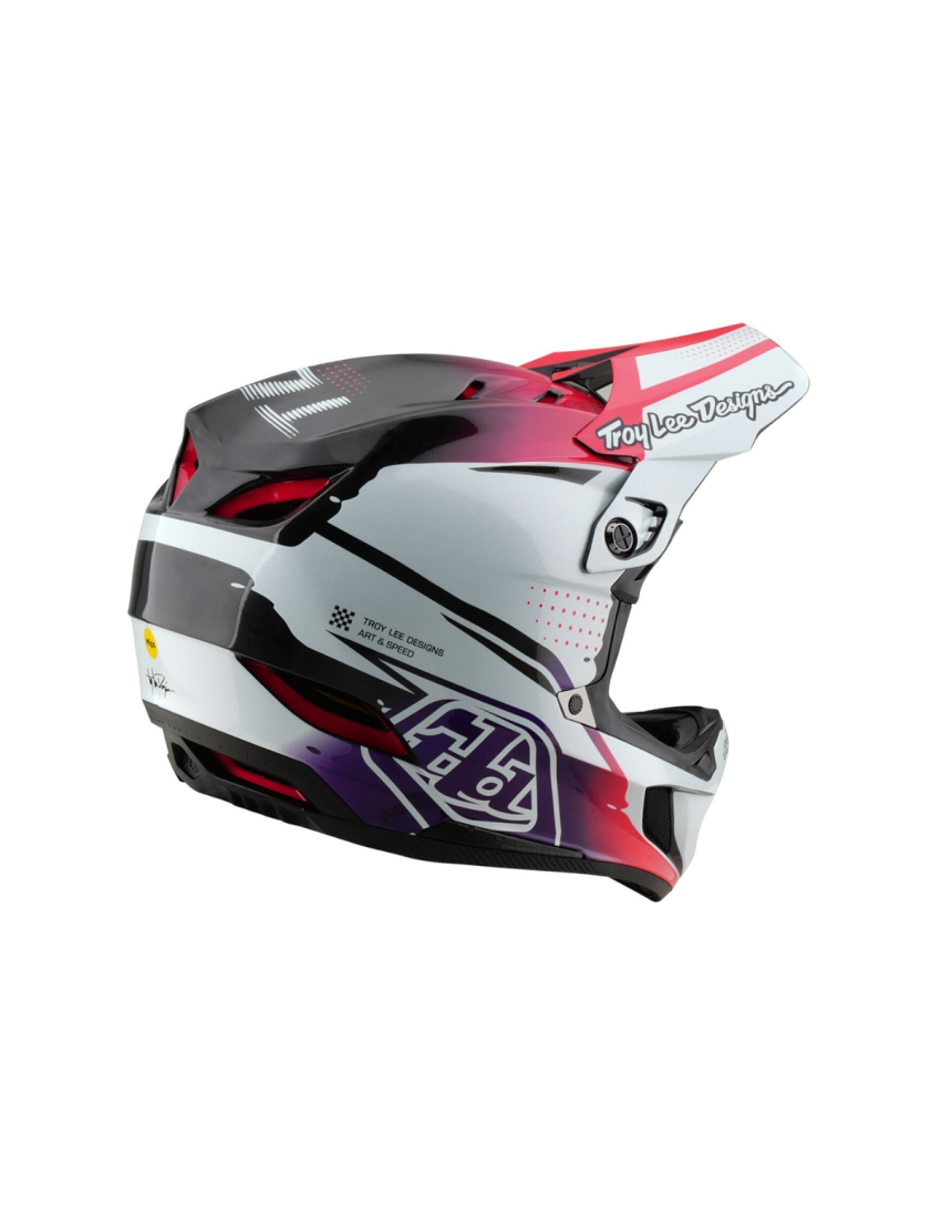 Kask Troy Lee Designs D4 Mips Drip White