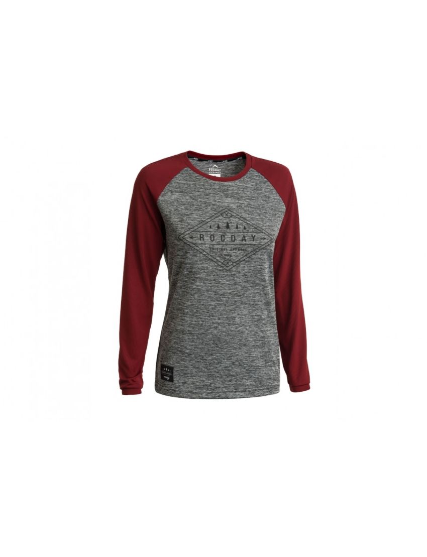 Bluza ROCDAY Line Melange Red