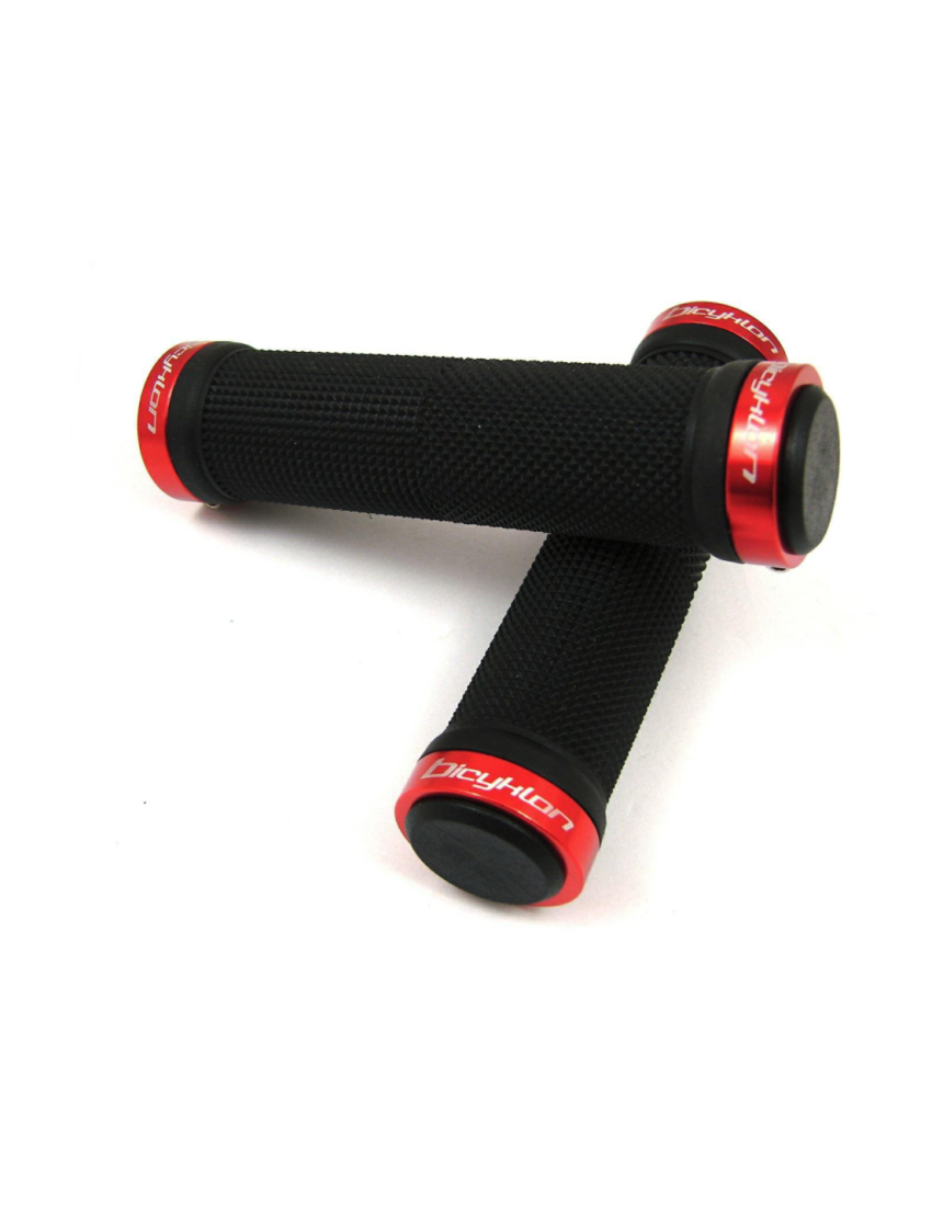 Chwyty BICYKLON Lock-On czerwony